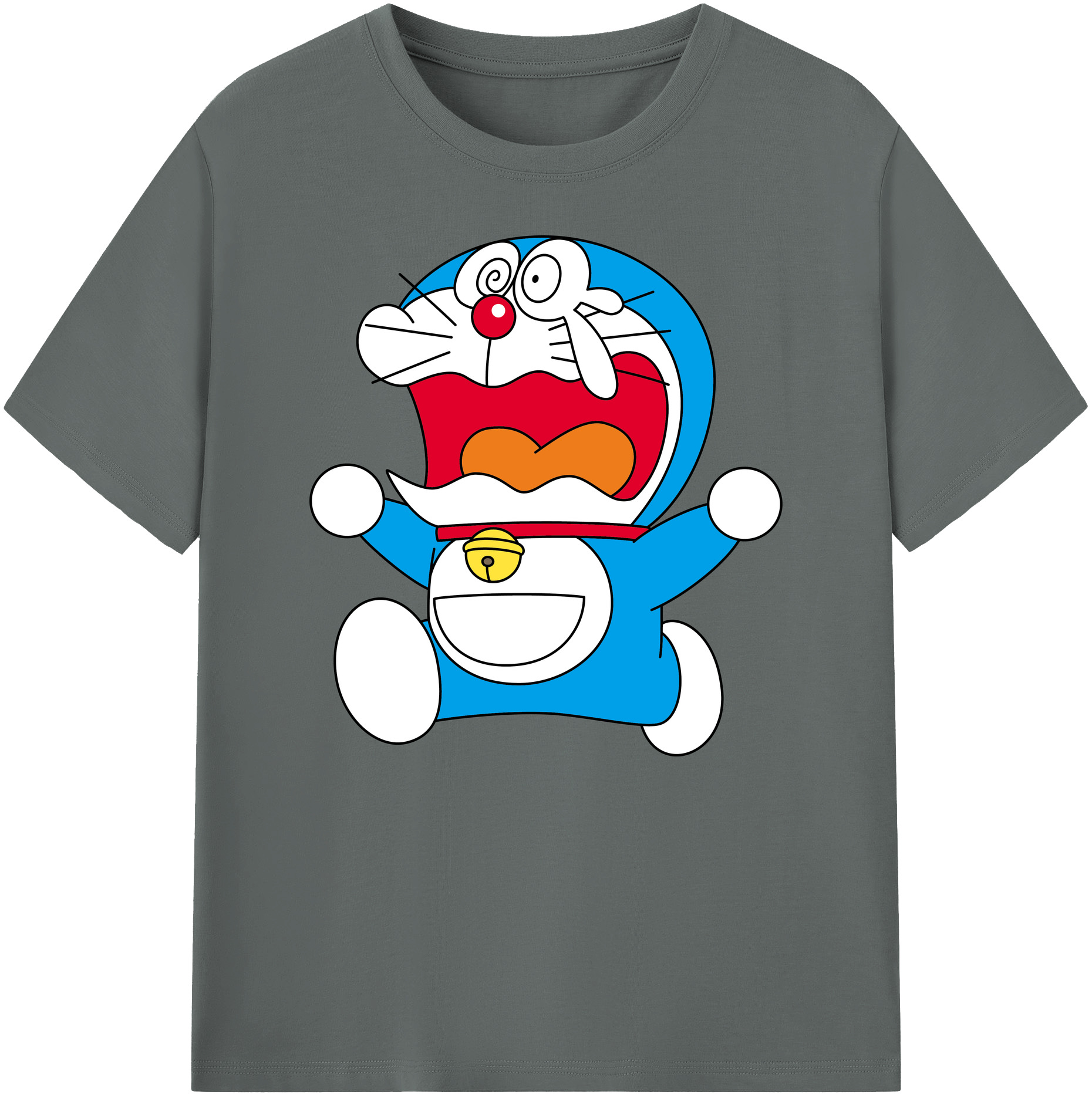 （画像用） ドラえもん Doraemon 綿100％ メンズ半袖Tシャツ｜肌触りやわらか＆通気性